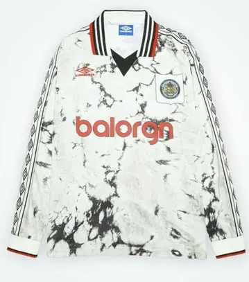 [ 새상품 미사용 ] 엄브로 x 발롱 롱 슬리브 축구 저지 '화이트'