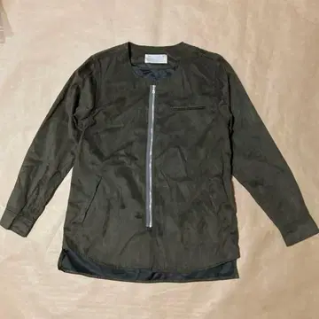 [ Kelen ] 노카라 집업 자켓 사이즈 38 브라운