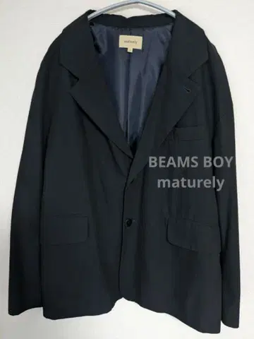택 없음 미사용품 BEAMS BOY x maturely 오버 실루엣 자켓
