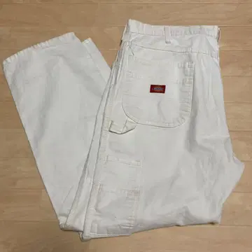 Dickies 페인터 팬츠 더블니 디키즈 w40 화이트