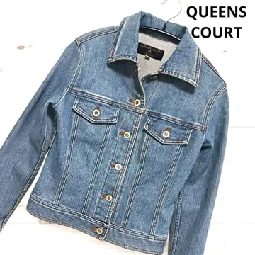QUEENS COURT 데님 자켓 G M 상당 여성용 일본제