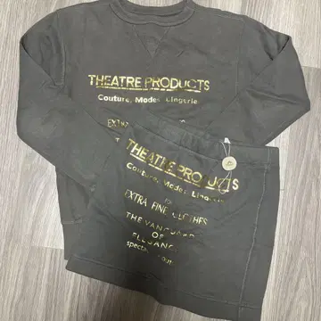 THEATRE PRODUCTS 그레이 맨투맨 셋업