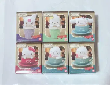 산리오 캐릭터즈 캐릭터 아트 케이스 6개 세트