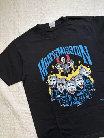 MAN WITH A MISSION 하카세 셔츠 사이즈 M