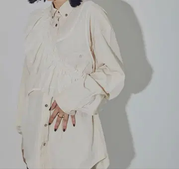 아이보리 오버 사이즈 뷔스티에