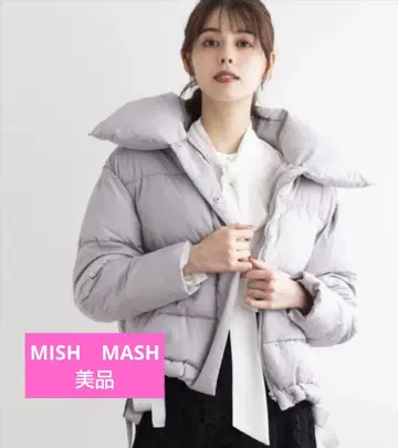 미슈마슈 숏 파이버 다운 M 사이즈 그레이