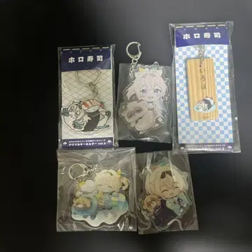 Vtuber 키링 후우마 이로하 5개 세트