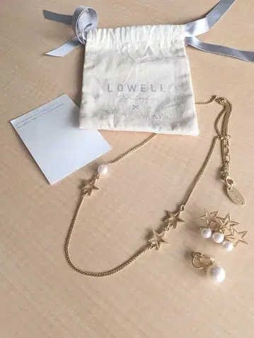 sea'ds Mara LOWELL things 별 모양 목걸이 귀찌
