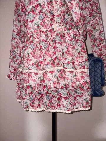 꽃무늬 원피스 모리걸 갸루 공주풍 00s 페어리 그런지