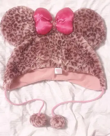 미니 마우스풍 레오파드 무늬 모자 58cm