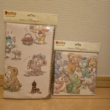 더피 프렌즈 페이스 타월 워시 타월 디즈니씨