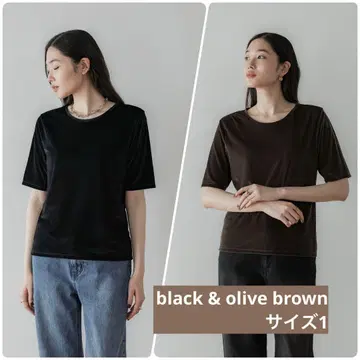 crewre 시어 벨로아 크루넥 T 사이즈 1