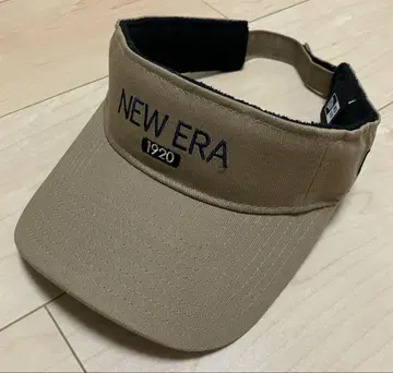 새상품급 뉴에라 선바이저 브라운 베이지