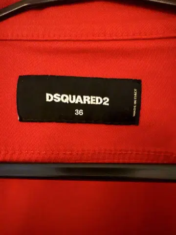 DSQUARED2 크롭 자켓 36 레드
