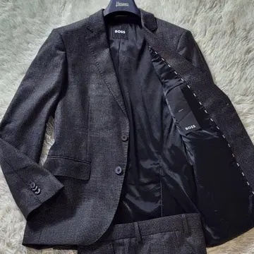 새상품급 현행 택 HUGO BOSS 수트 셋업 트위드 트리콜로르