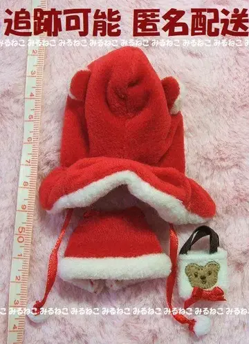 리틀 풀립 곰 귀 산타 원피스 아웃핏 미니 브라이스 용