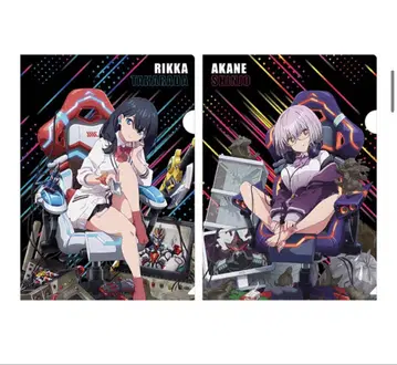 SSSS.GRIDMAN 클리어 파일 A B 세트 빌리지 뱅가드