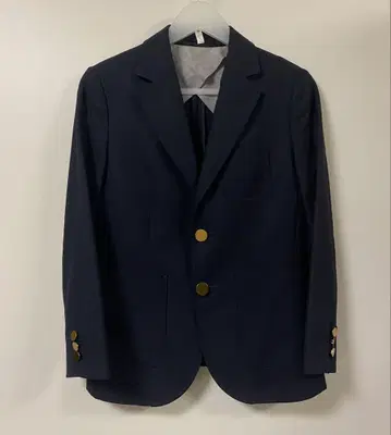 MACPHEE 울 골드 버튼 테일러드 블레이저