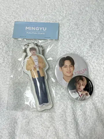 SEVENTEEN 민규 참과 캔뱃지 세트