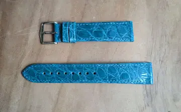 Hirsch 제뉴인 크로코 시계 벨트 18mm