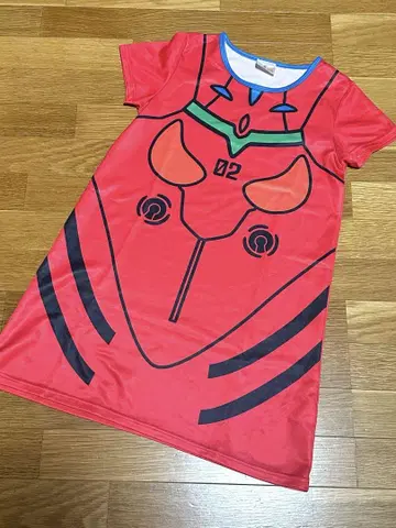 USJ 단종 에반게리온 아스카 랑그레이 T셔츠 코스프레