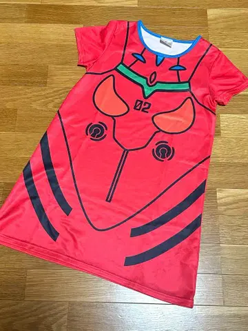 USJ 단종 에반게리온 아스카 랑그레이 T셔츠 코스프레