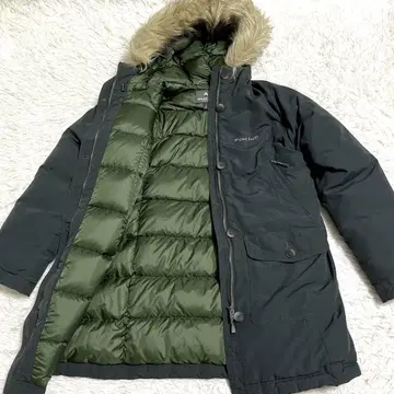 몽벨 현행 모델 하스키 코트 다운 L 다크 그린 1101569