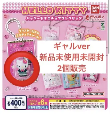 HELLO KITTY 패키지 미니어처 컬렉션 2개 세트