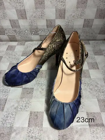 [ 새상품급 ] 레베카 펌프스 천연 가죽 신발 23cm