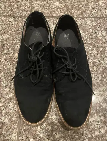 H&M 남성 신발 스웨이드 네이비 배송비 포함