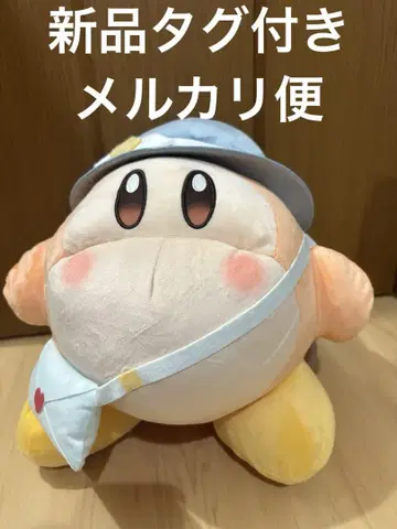 커비 써니데이 BIG 봉제 인형 즐거운 외출 와돌디