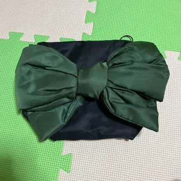 FACTORY OMOTO 리본 포함 클러치백