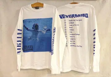NIRVANA 롱 슬리브 티셔츠 L 사이즈
