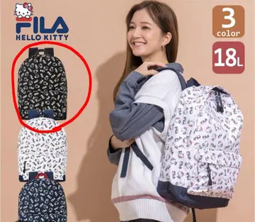 FILA 헬로키티 블랙 백팩 18L
