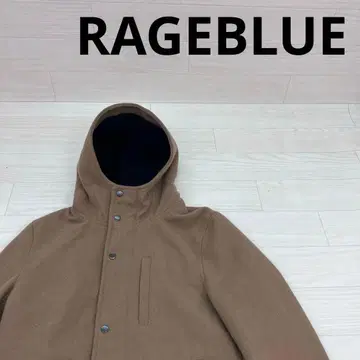 RAGEBLUE 레이지블루 울 후디드 코트