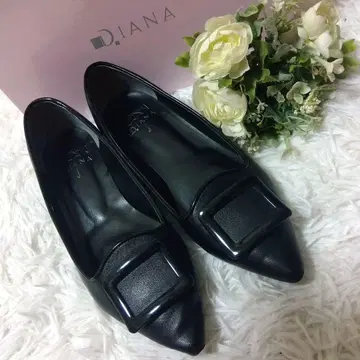 DIANA 다이애나 펌프스 버클 블랙 23.5