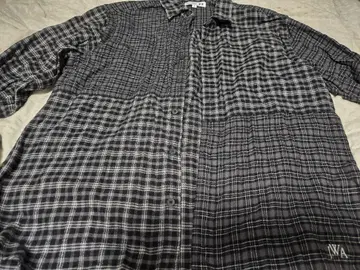 UNIQLO J.WANDERSON 체크 무늬 셔츠 XL