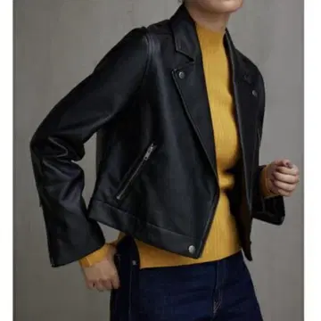 AZUL BY MOUSSY 가죽 자켓 라이더