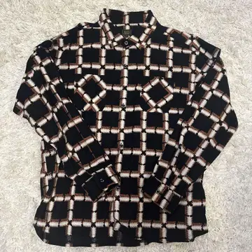 rats NATIVE PRINT FLANNEL SHIRT
