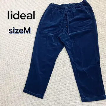 남성용 M lideal 리데알 벨로아 이지 팬츠 네이비