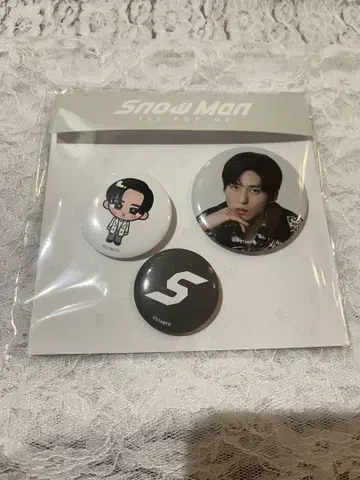 [ 한정판/SnowMan ] 1st POP-UP 캔뱃지 세트 메구로 렌