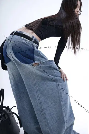 THE RED THREAD S 커팅 데님2 레이스