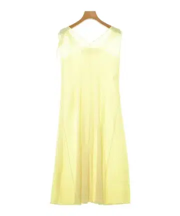 플리츠 플리즈 원피스 여성용