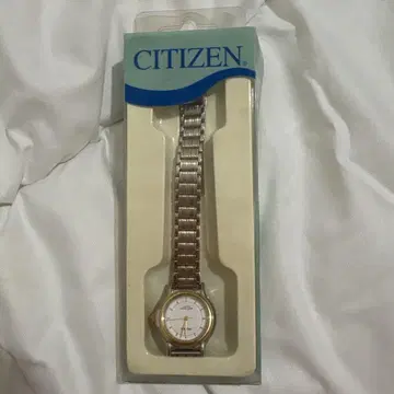 CITIZEN 쿼츠 손목시계 실버/골드