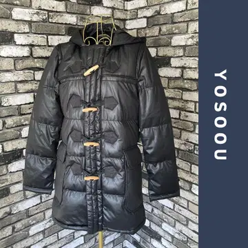 새상품급 요소오 YOSOOU 다운 자켓 더플 블랙