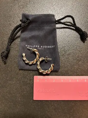 PHILIPPE AUDIBERT 트위스트 후프 귀걸이