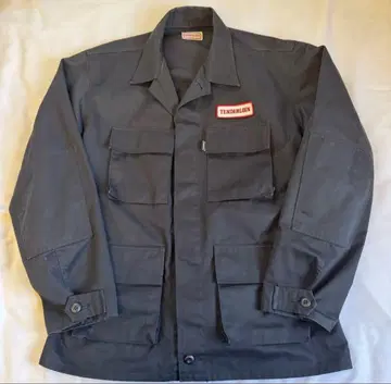 텐더 로인 워크 자켓 초기 와펜 XL 히요쿠 블랙