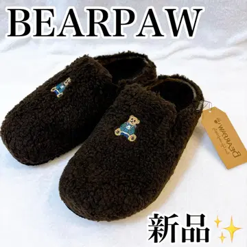 [ 새상품 택 포함 ] BEARPAW 페어파우 무스탕 슬리퍼 초콜릿