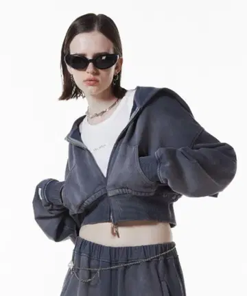 josemoon CROP BIO HOODIE/크롭 바이오 후디