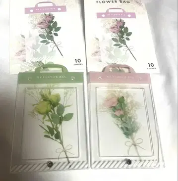 후쿠야 아크릴 프레임 플라워 백